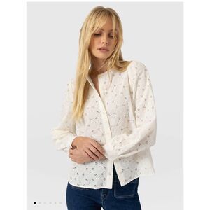 Saint + Sofia Tabitha Blouse Cream Broderie-Size 16